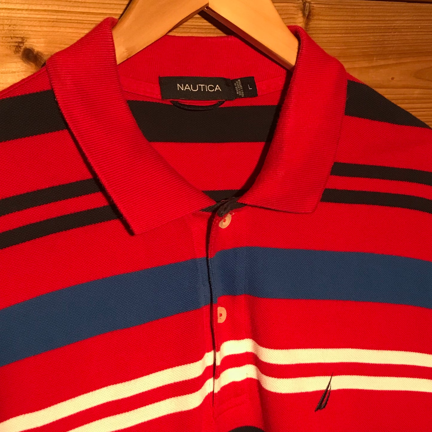 Nautica Stripes polo t shirt