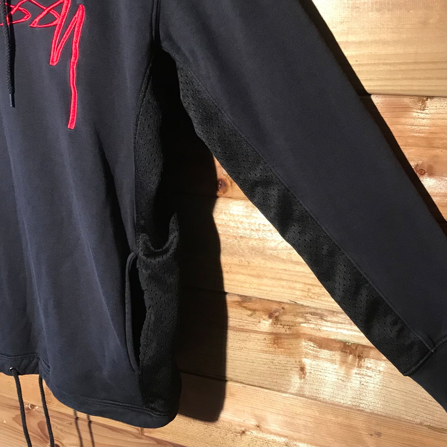 Stüssy Mesh Hybrid Thin Script hoodie