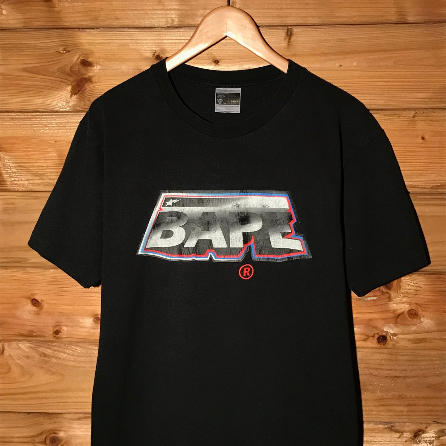 Bape, A Bathing Ape 3D Centre Spellout t shirt