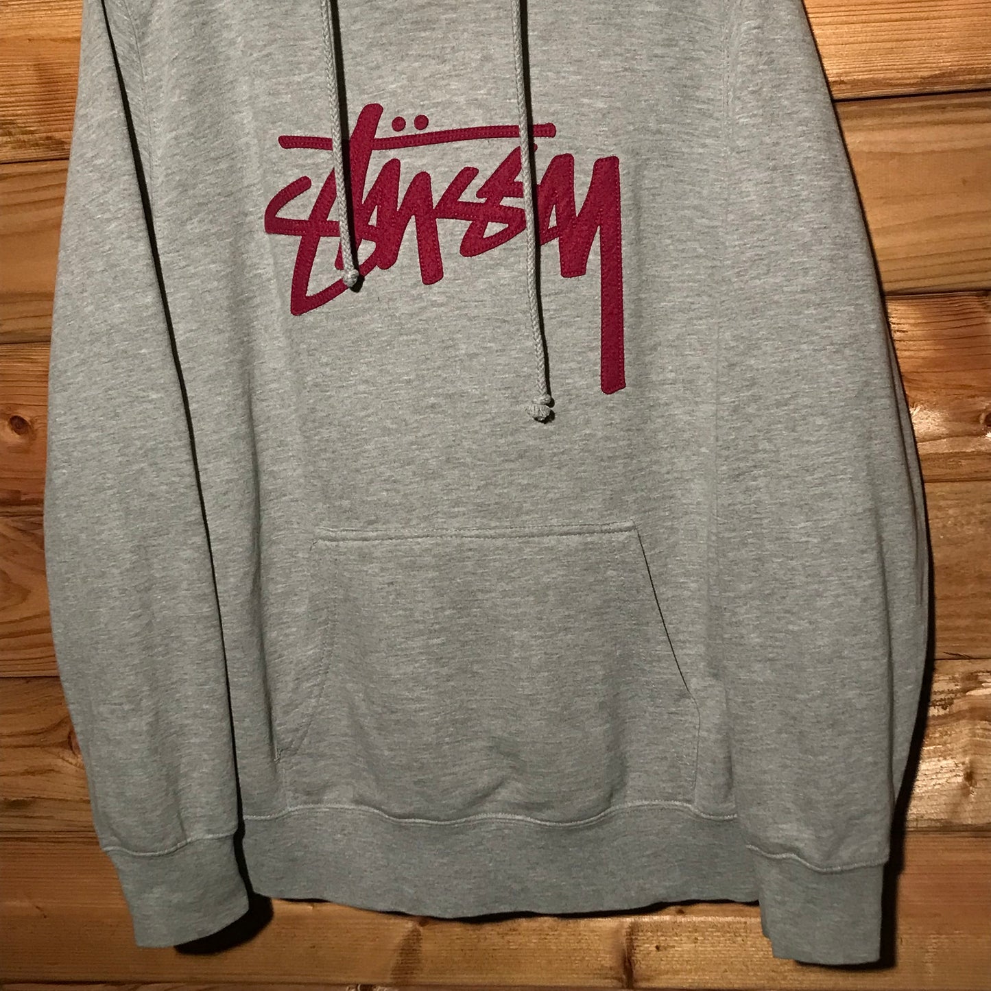 Stüssy Centre Script Patch Spellout hoodie