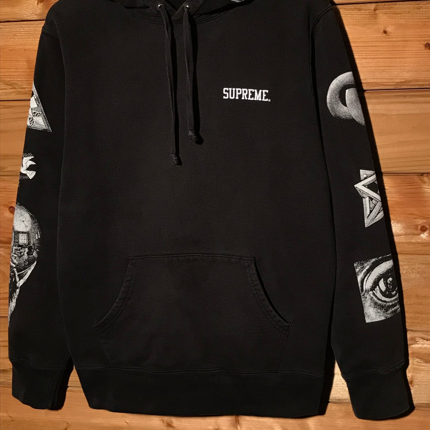 2017 Supreme x M.C Escher Multi Artwork hoodie