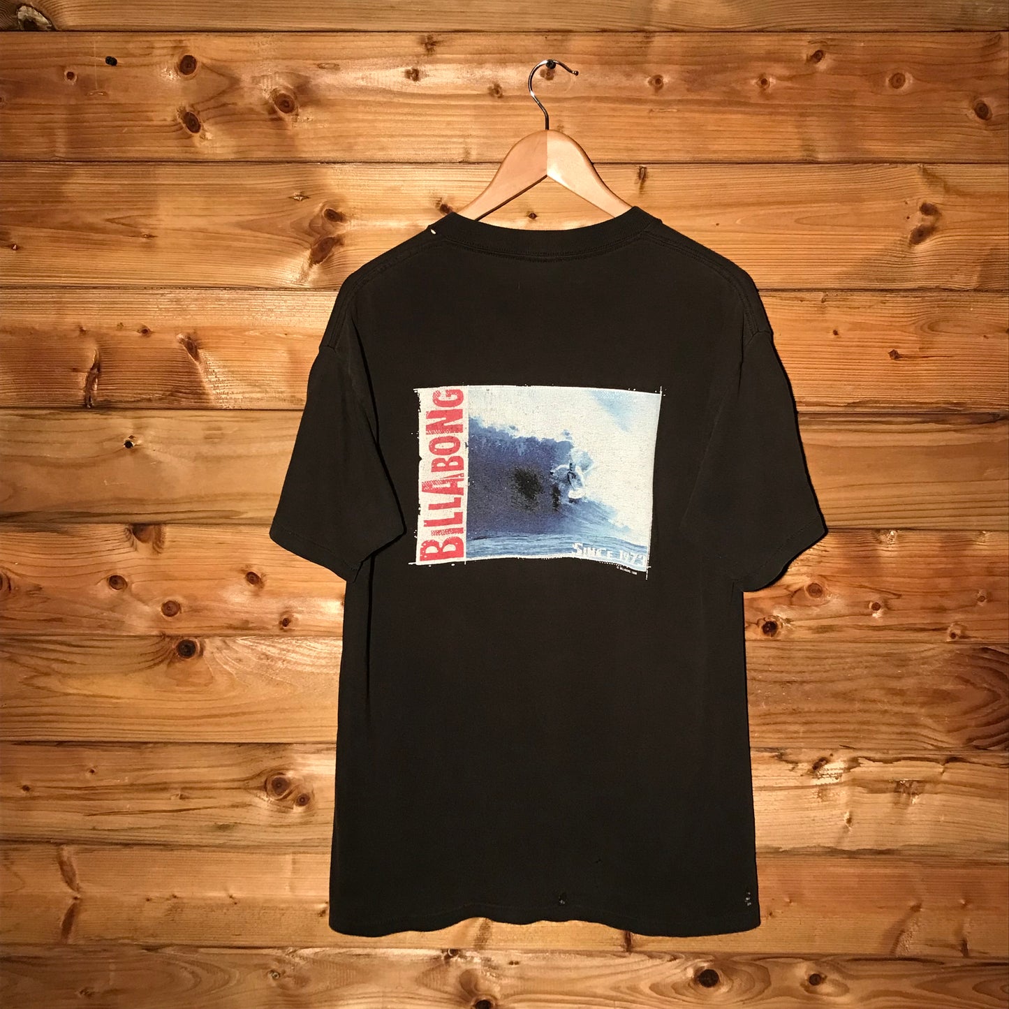 1996 Billabong Surfer Photo Centre Spellout t shirt