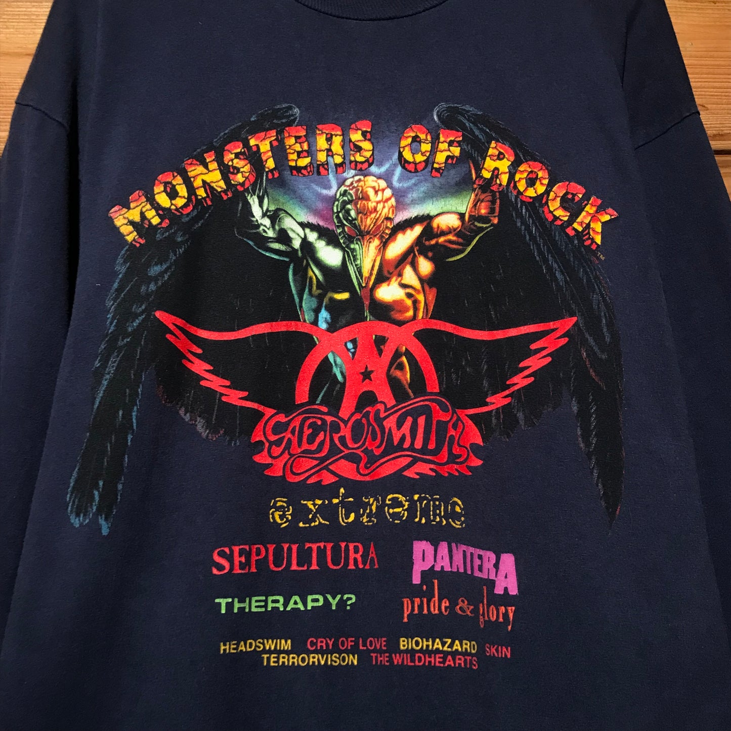 1994 Monsters Of Rock Festival Donington Park long sleeve t shirt