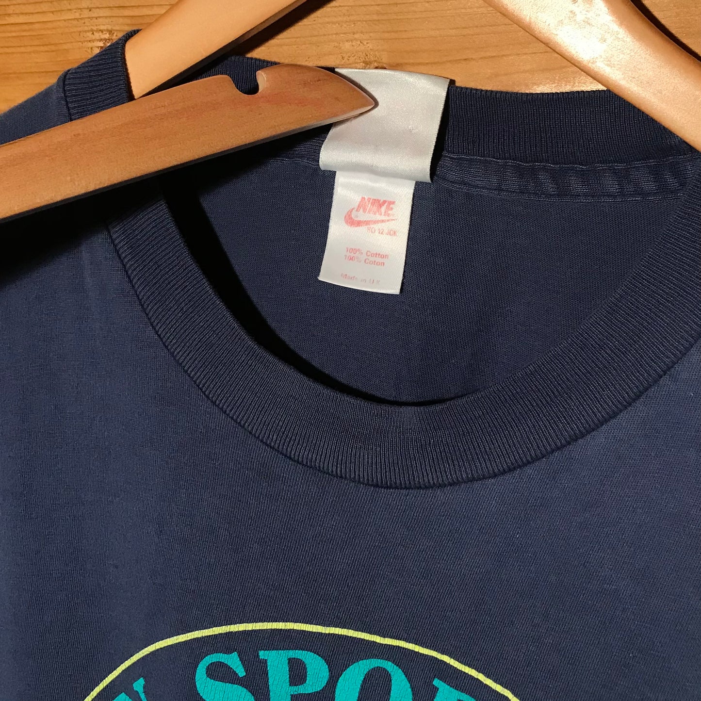 90s Nike American Sporting Goods Arc Spellout t shirt