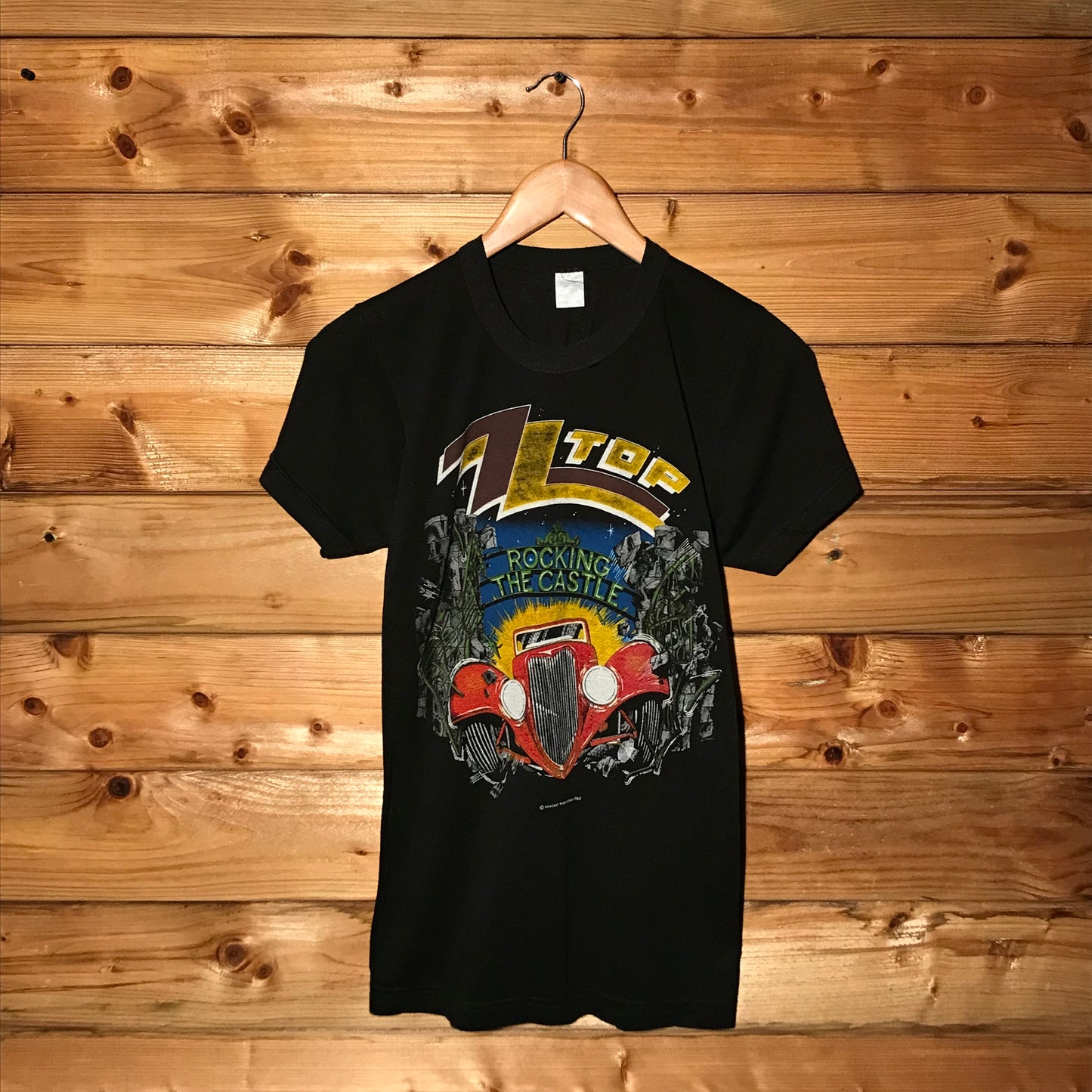 1985 ZZ Top Rocking The Castle Concert t shirt