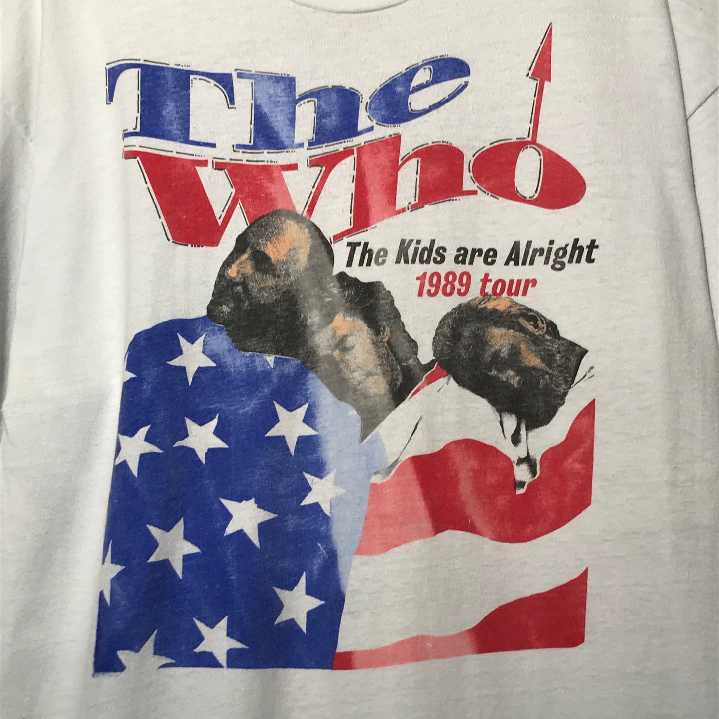 1989 The Who The Kids Are Alright USA Tour t shirt