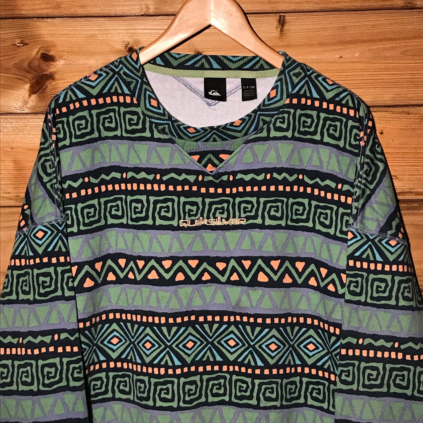 Quiksilver Centre Spellout Abstract sweatshirt