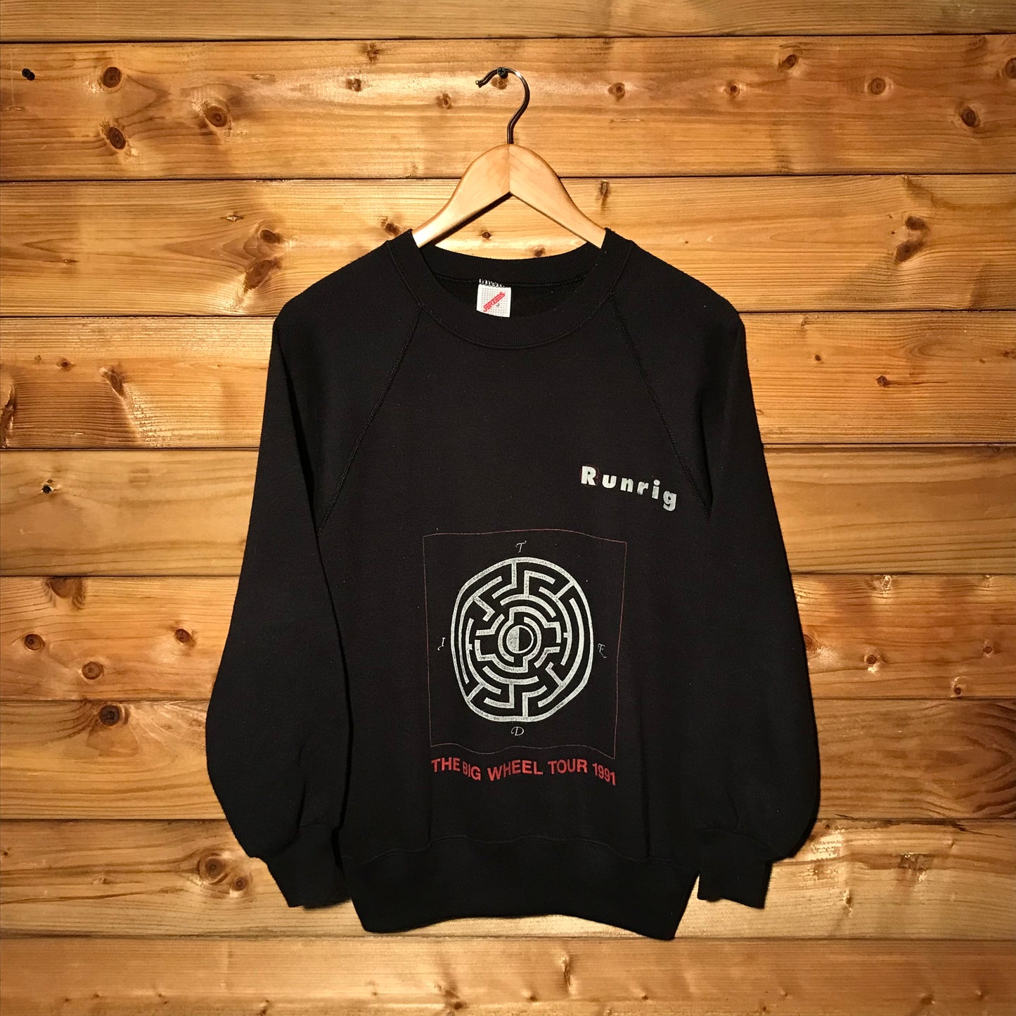 1991 Runrig The Big Wheel Tour sweatshirt