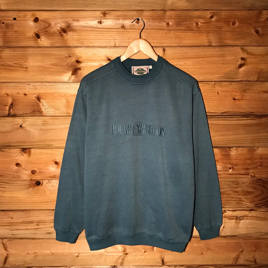 90s Springfield Polar Expedition Tonal Spellout sweatshirt