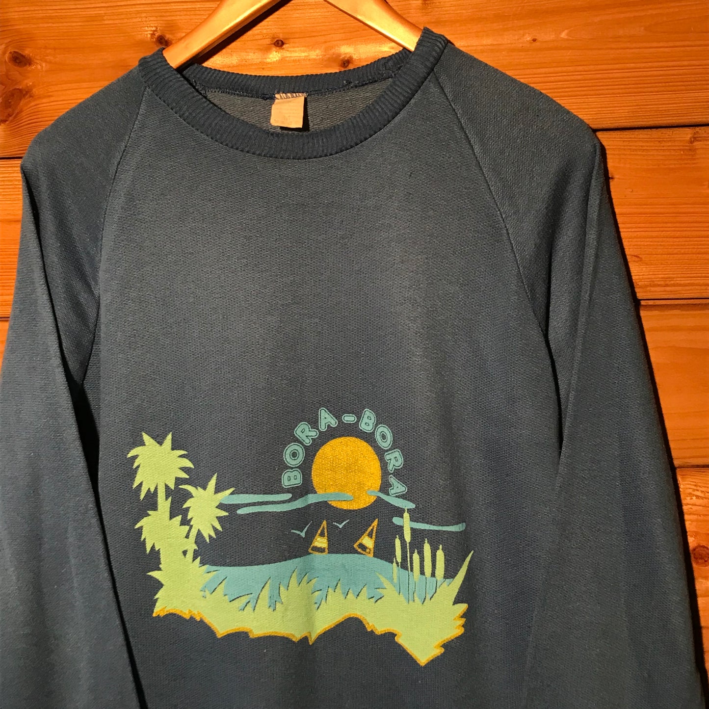 90s Bora Bora Beach Souvenir sweatshirt