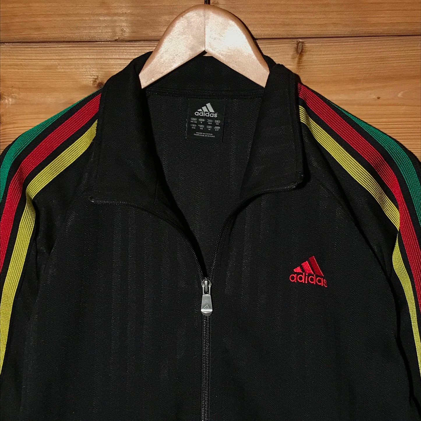 Adidas Rasta Striped track jacket