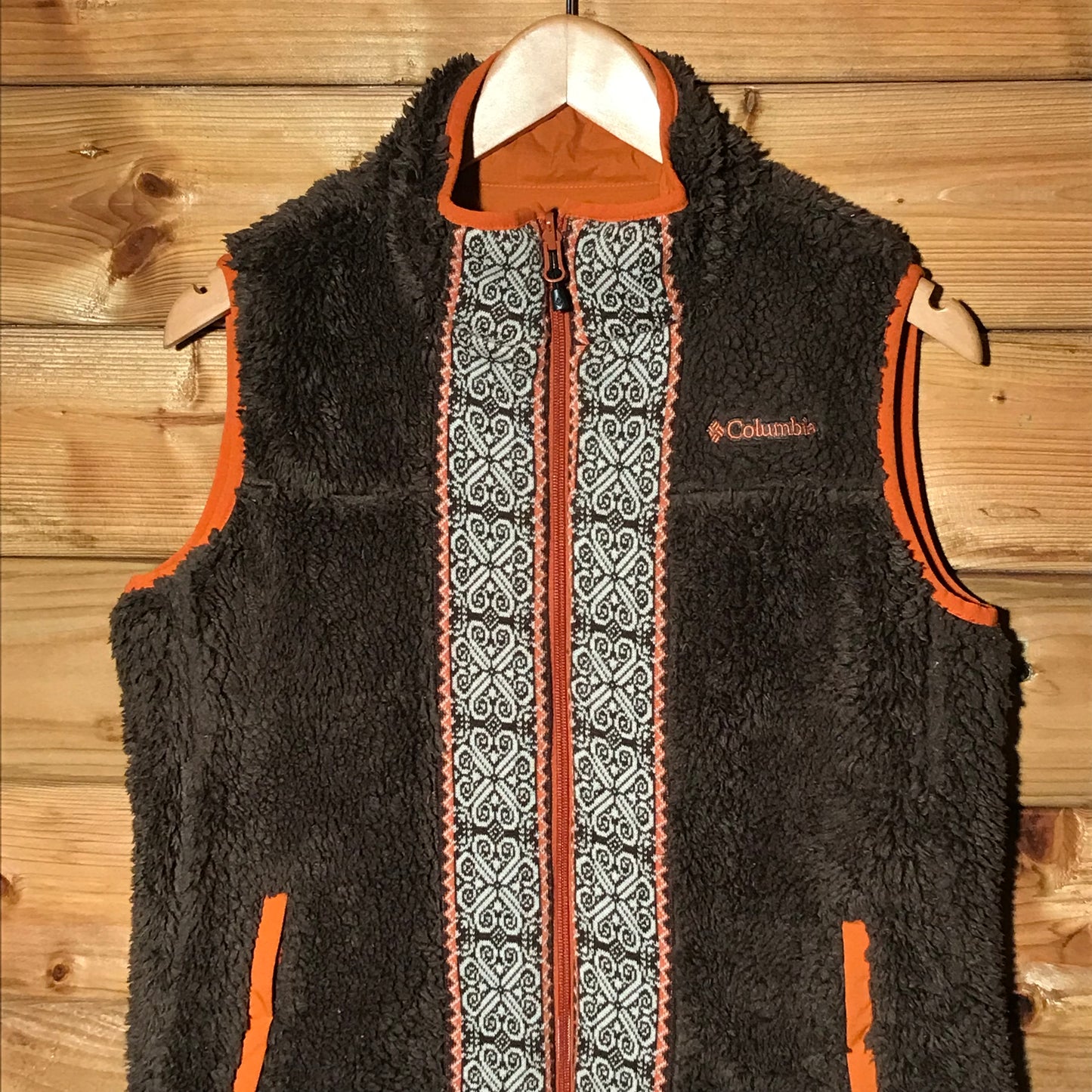 Columbia Omni-Shield Aztec Fleece Reversible gilet jacket