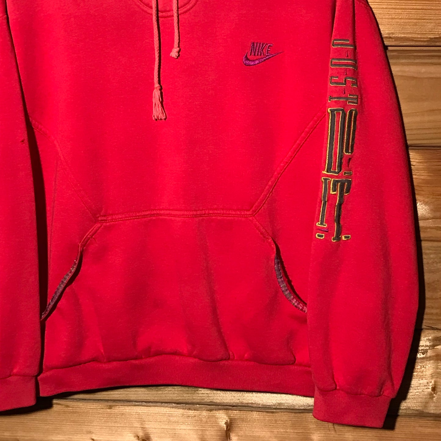 80s Nike Just Do It Sleeve Spellout hoodie