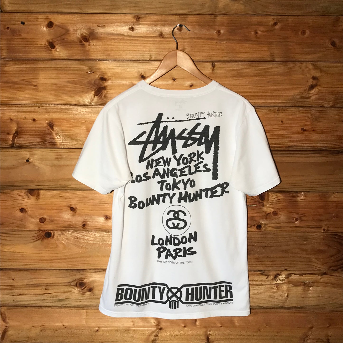 2010 Stüssy x Bounty Hunter World Tour t shirt