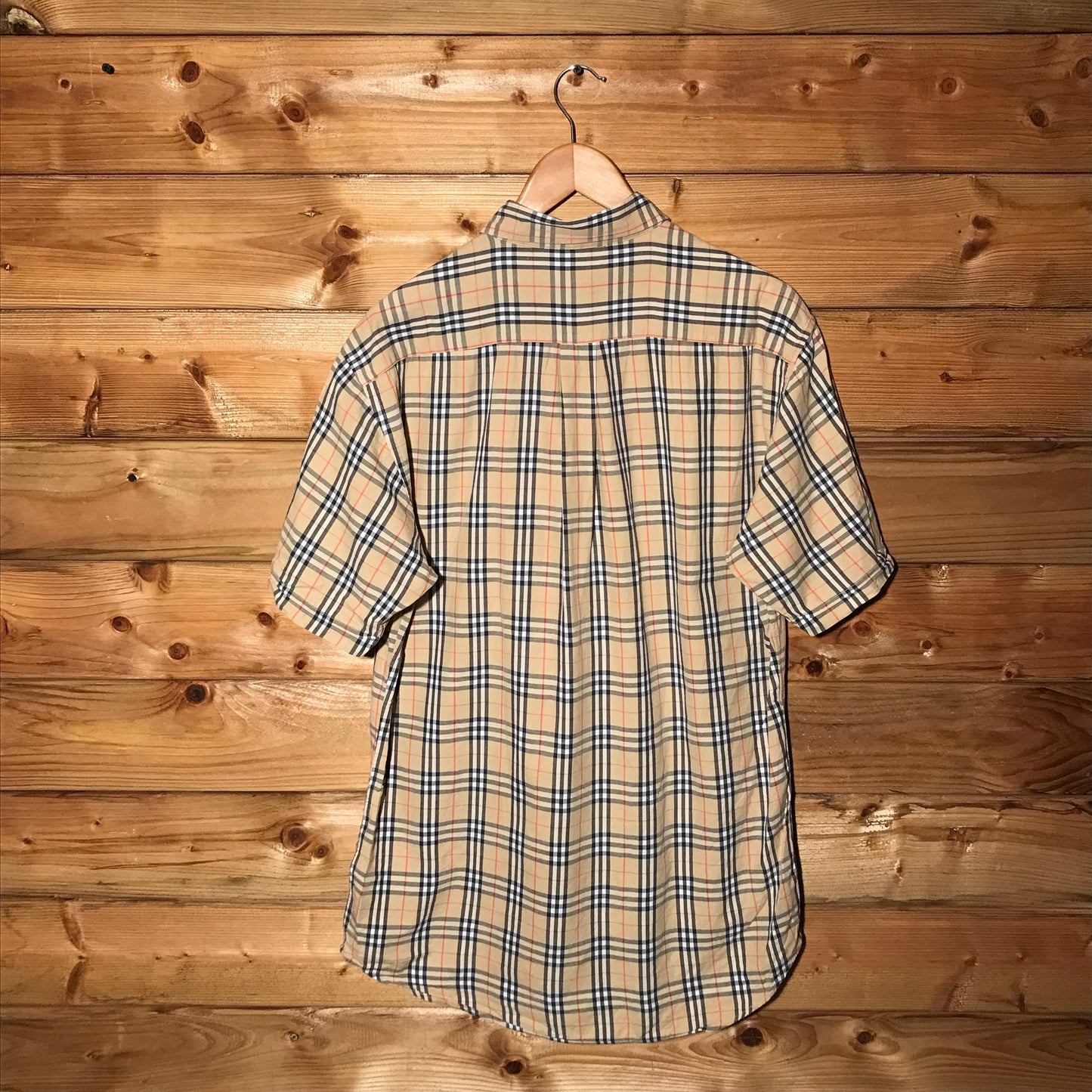 Burberry Nova Check Pattern short sleeve button up shirt