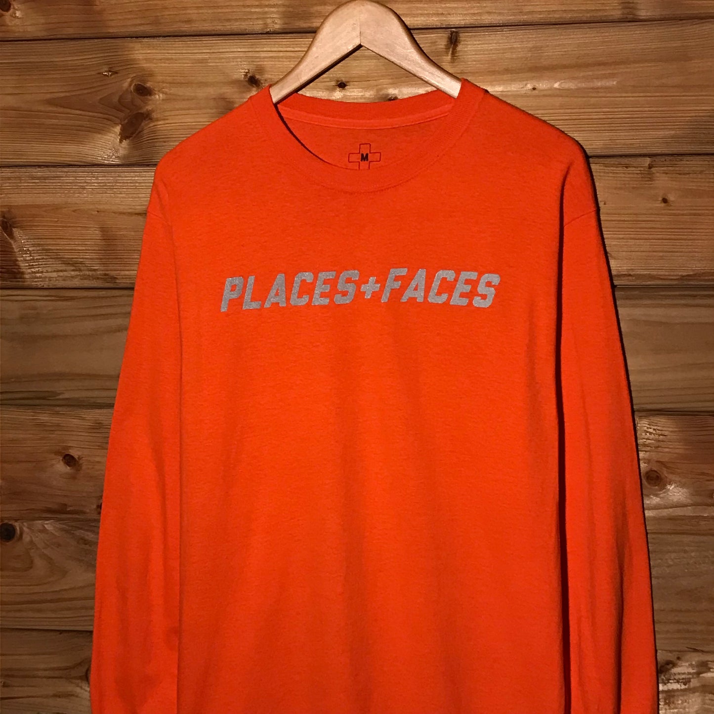 Places + Faces 3M Centre Spellout long sleeve t shirt