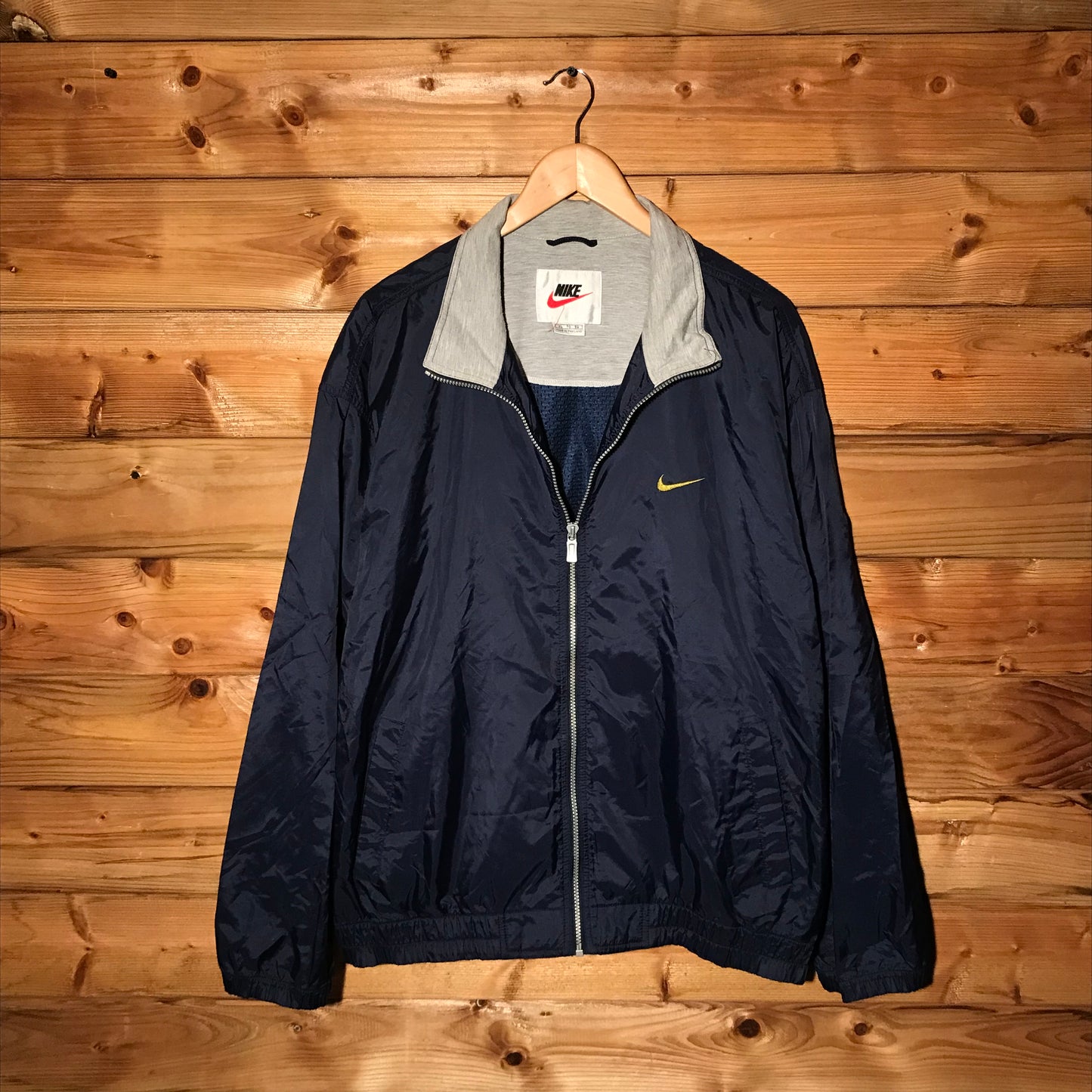 90s Nike Essentials Double Swoosh Windbreaker Jacket – Hereswear