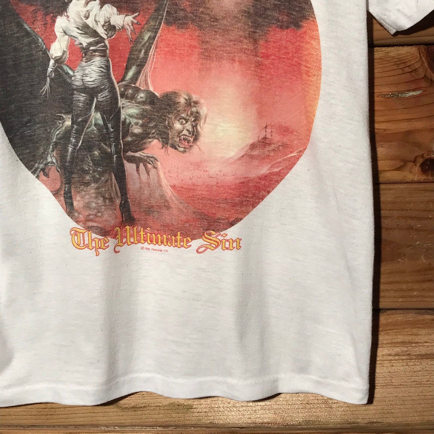 1986 Ozzy Osbourne The Ultimate Sin World Tour t shirt