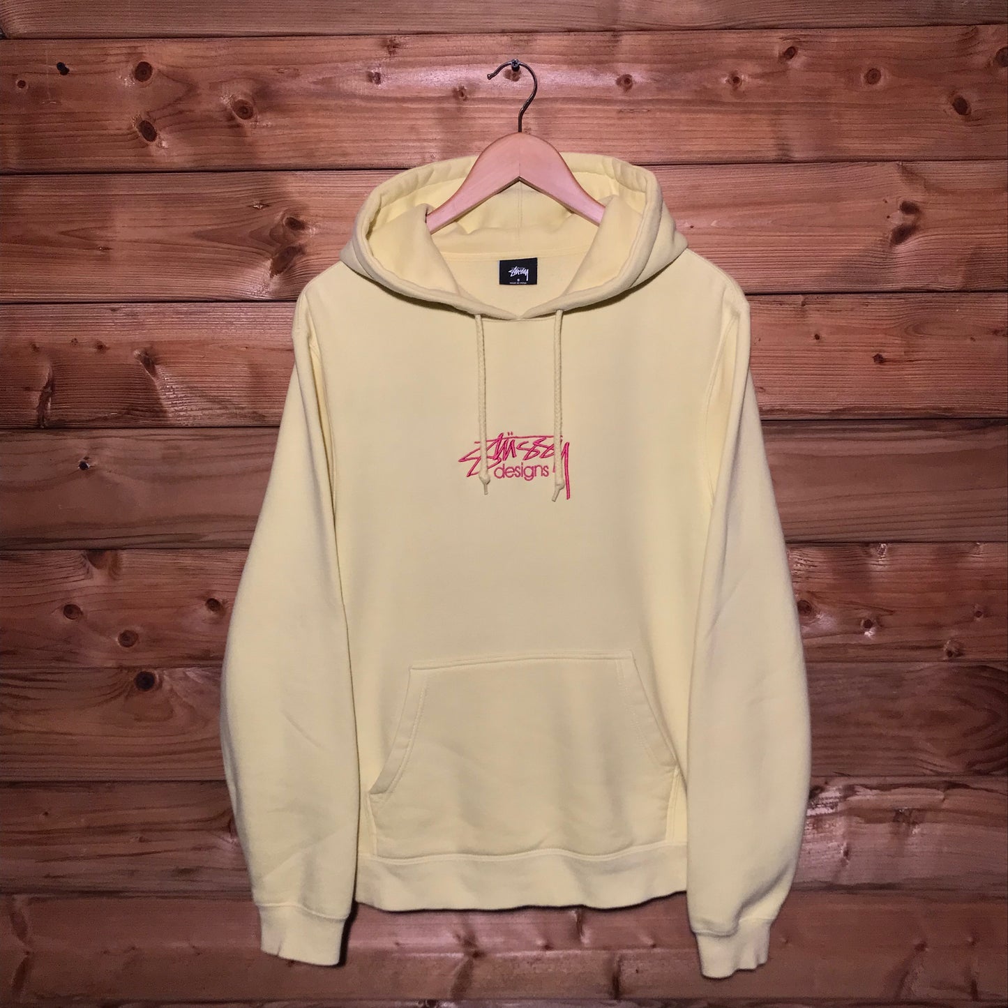 Stüssy Designs Centre Tag Spellout hoodie