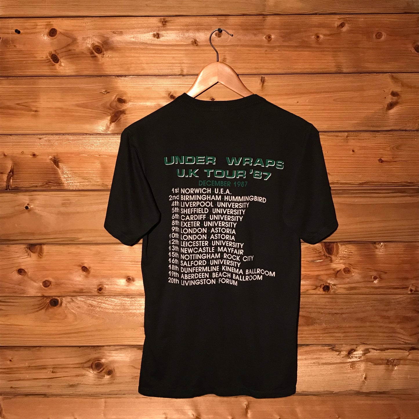 1987 Big Country Under Wraps UK Tour t shirt