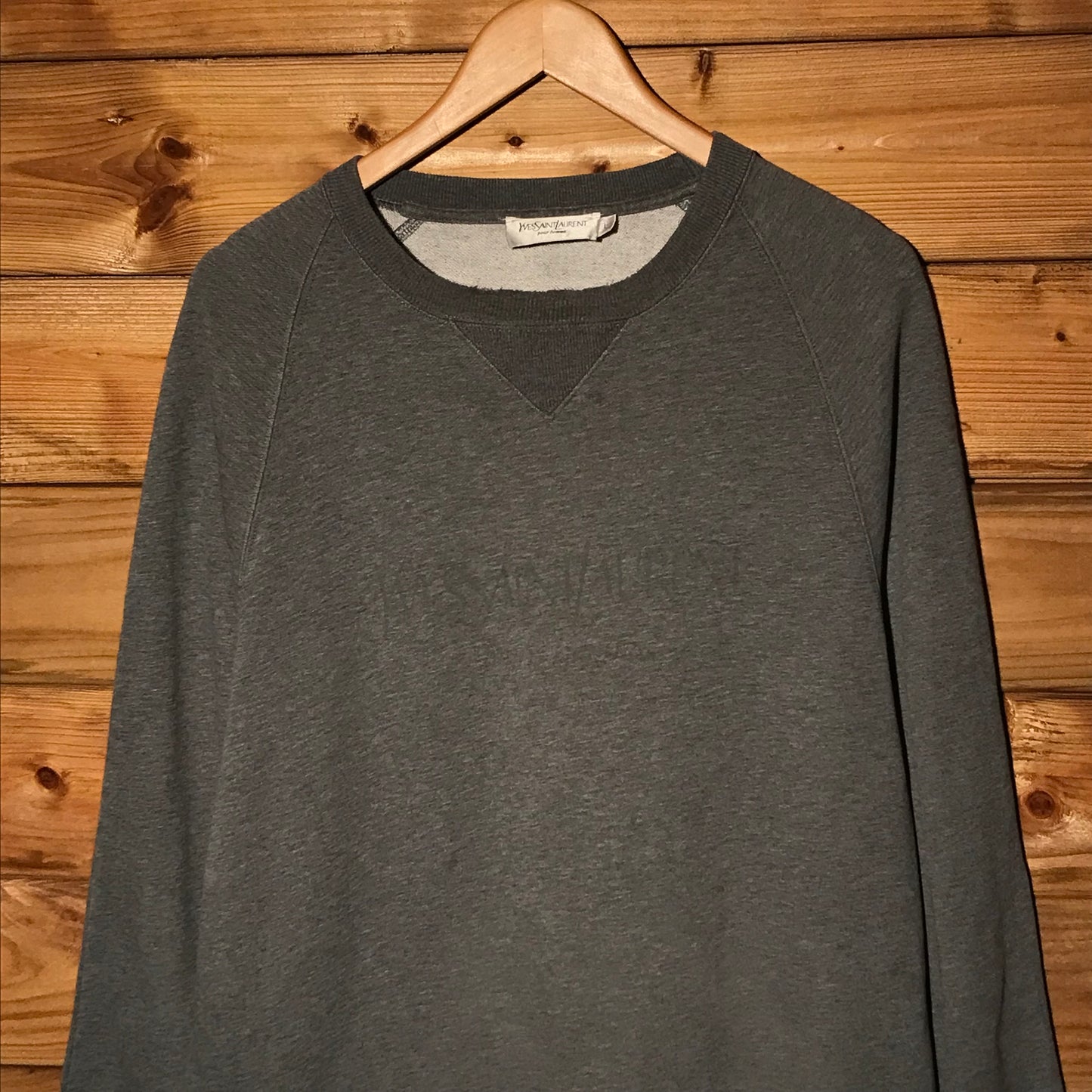 Yves Saint Laurent Tonal Centre Spellout sweatshirt