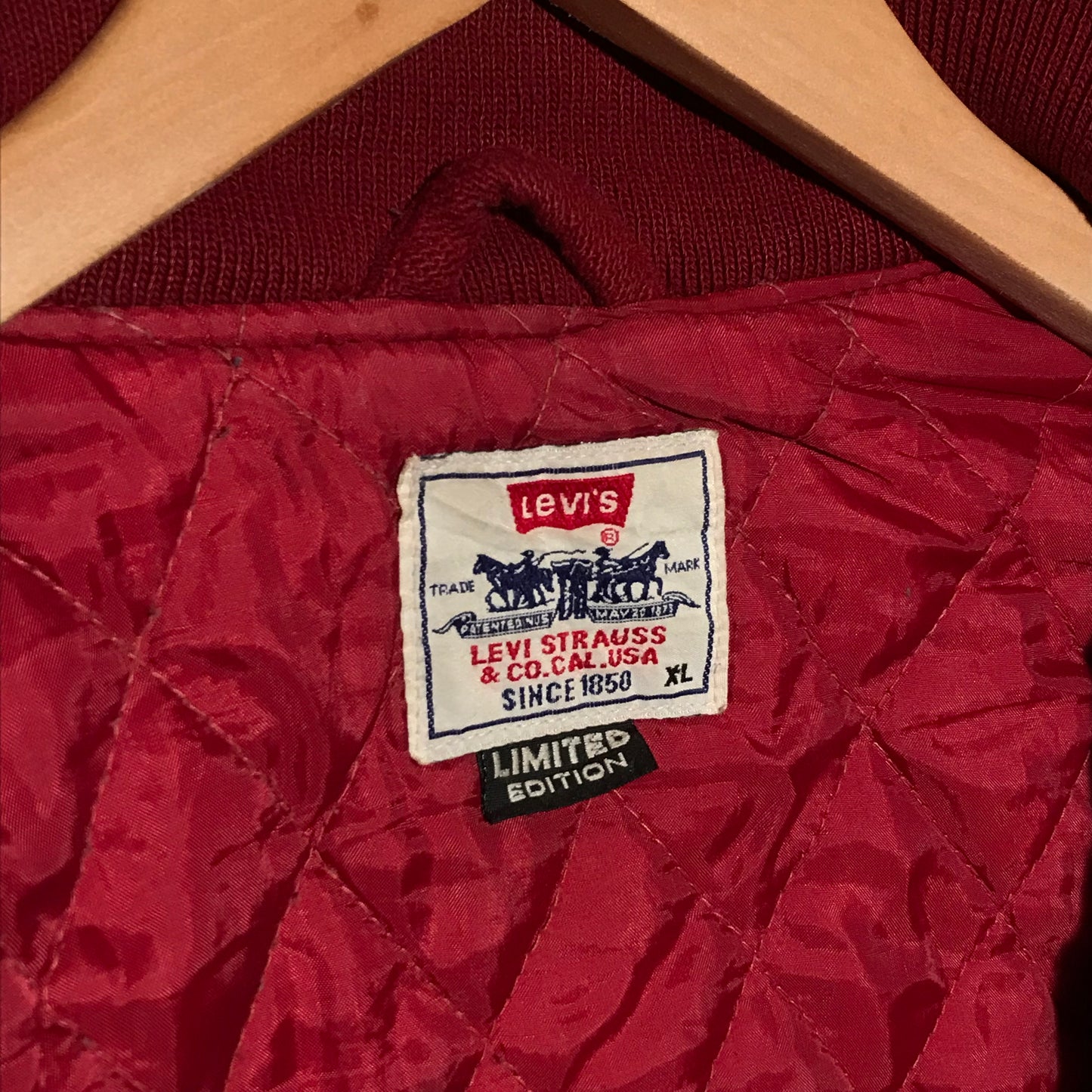 90s Levis Number 5 Limited Edition varsity jacket