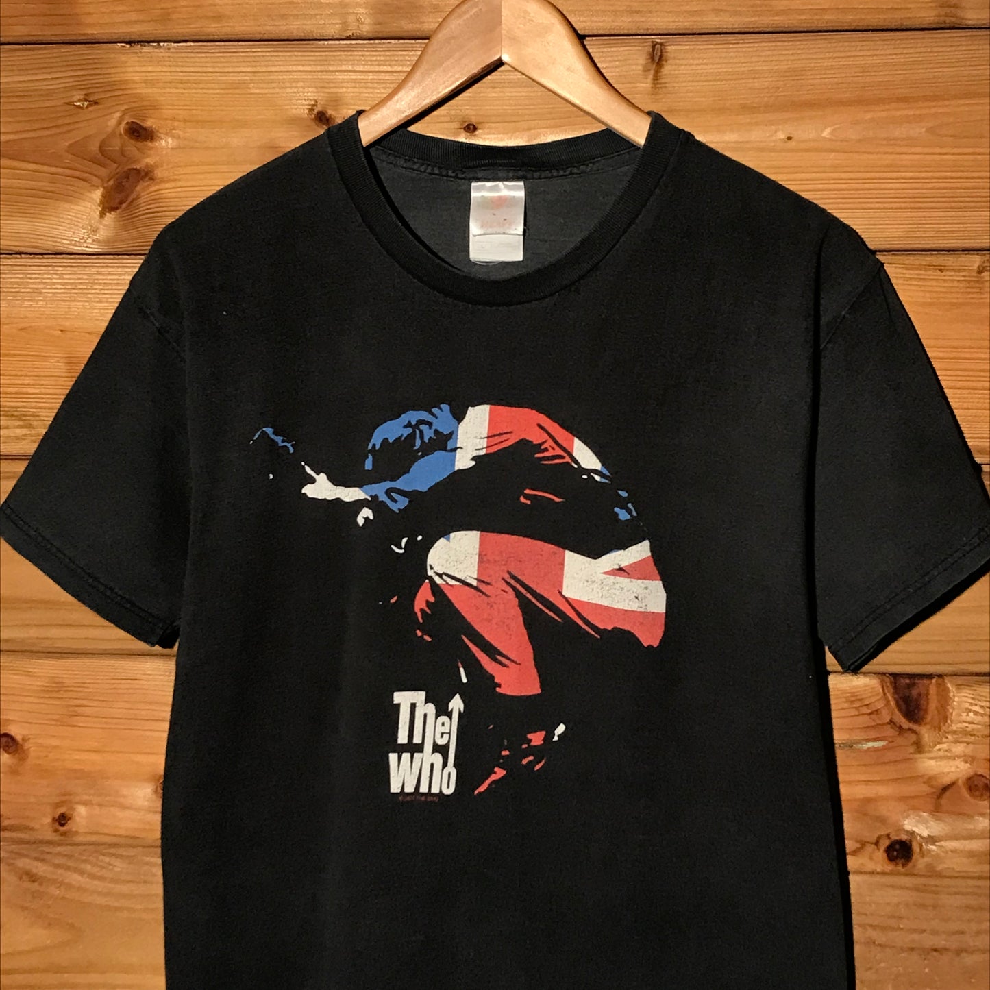 2008 The Who Pete Townshend Union Jack t shirt