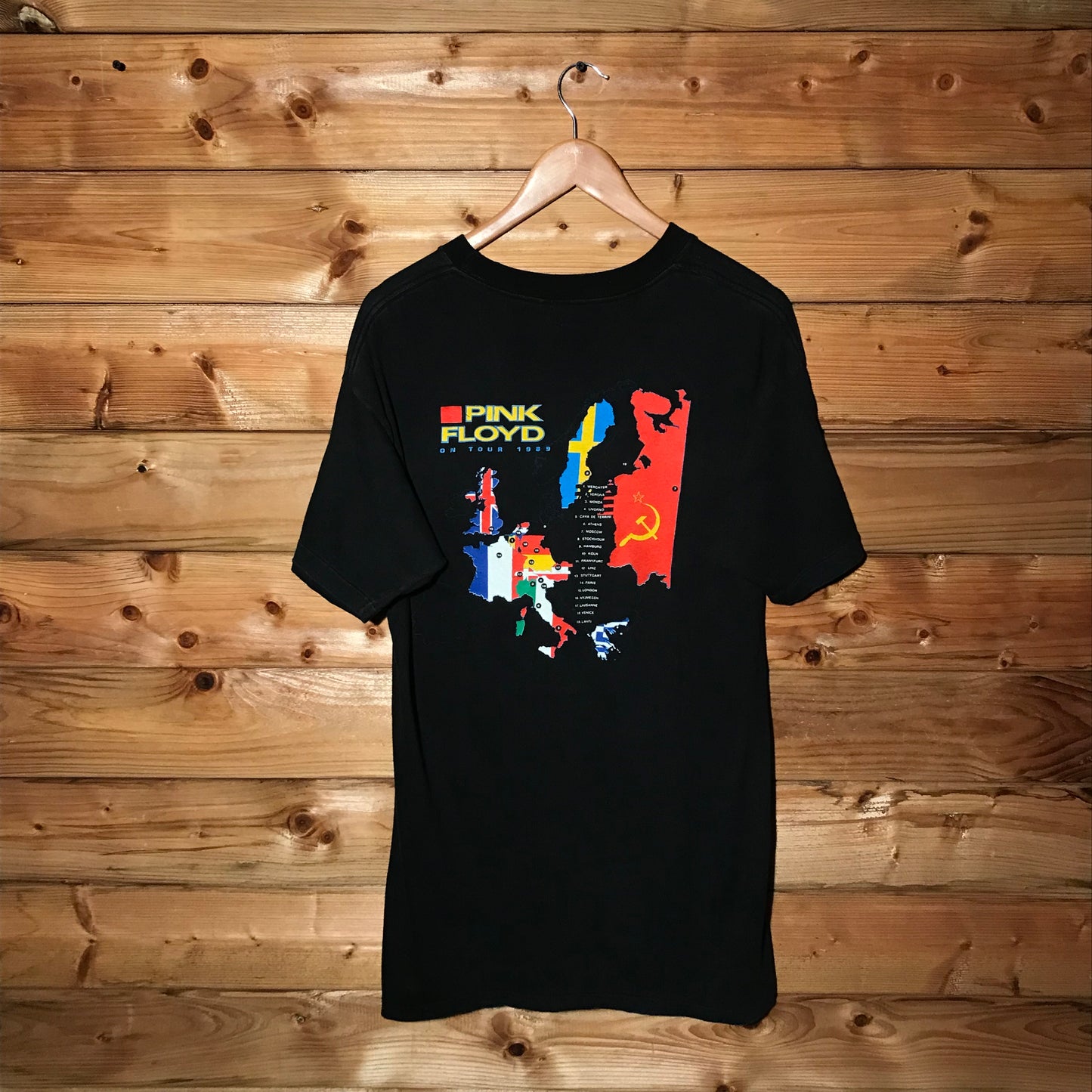 1989 Pink Floyd Another Lapse Europe Tour t shirt