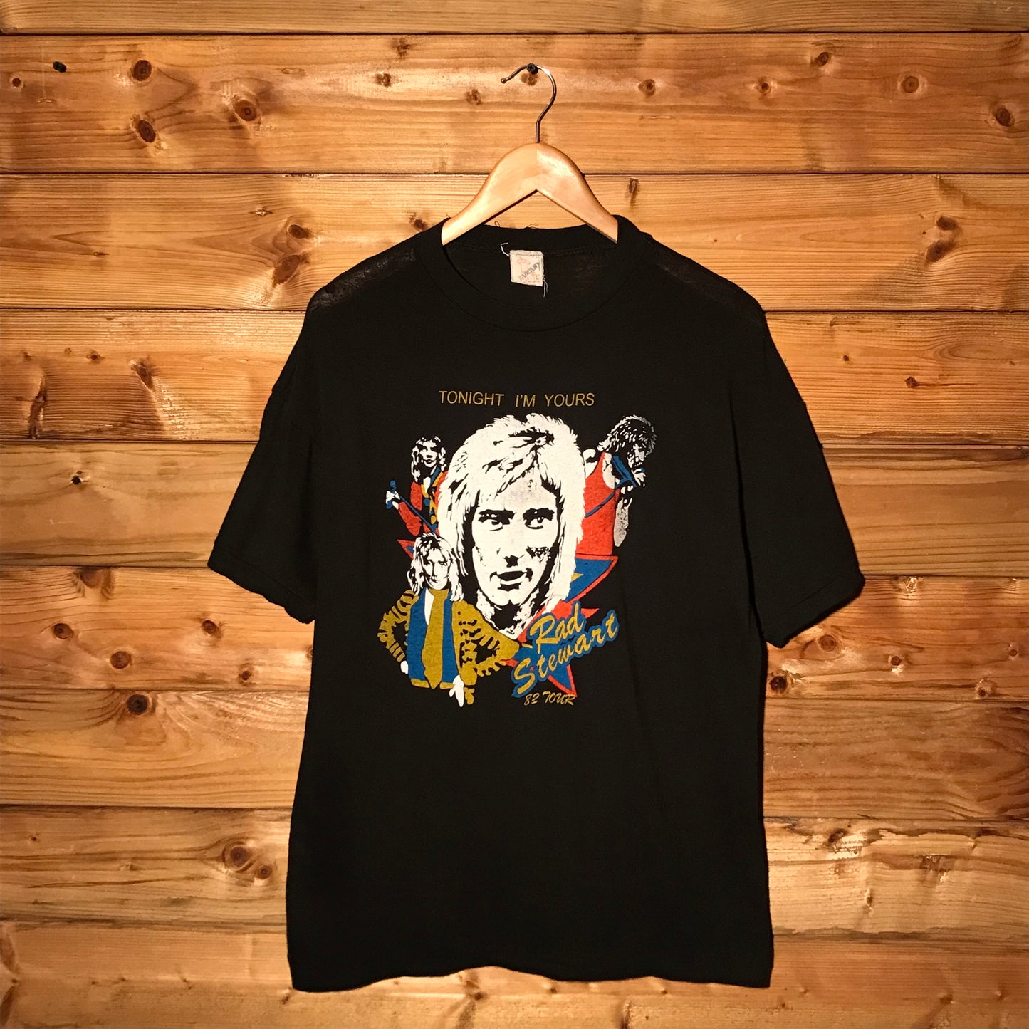 1982 Rod Stewart Tonight I'm Yours USA Tour t shirt