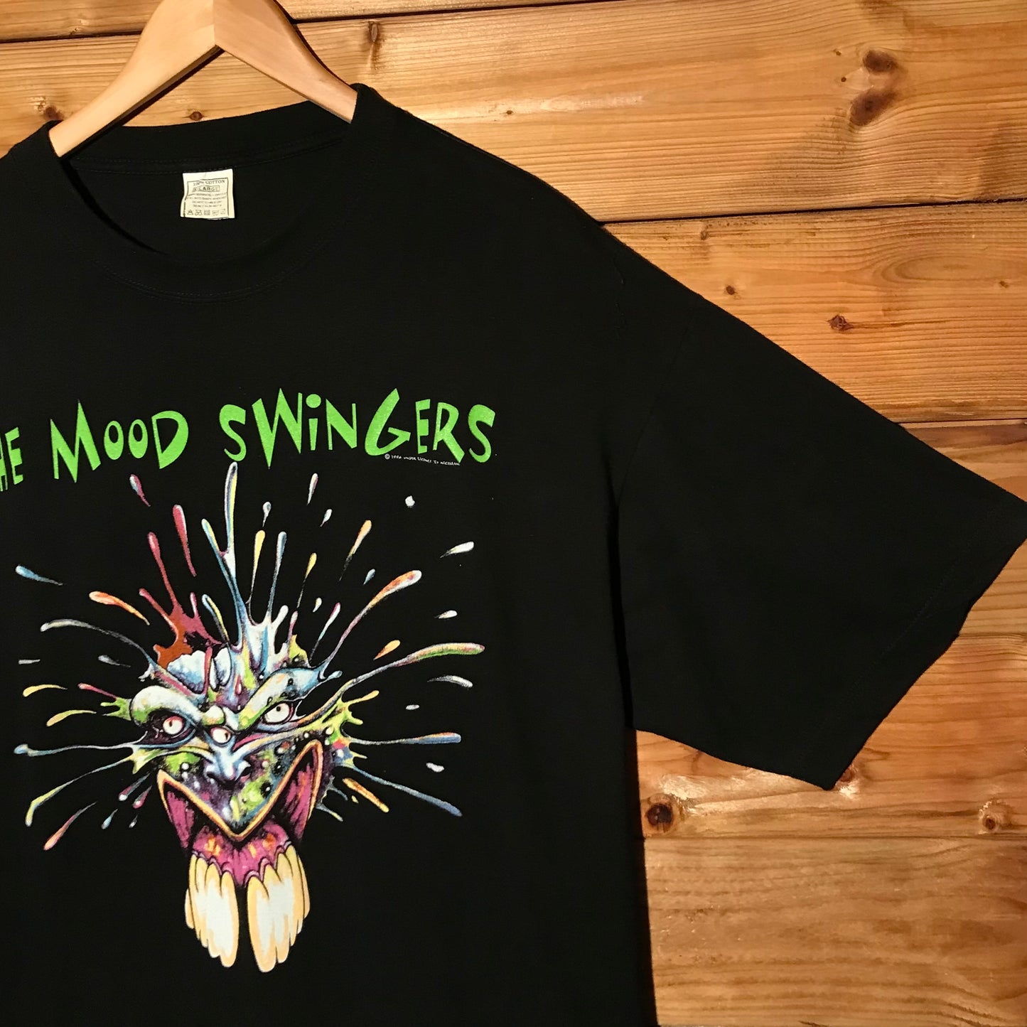 1996 The Wildhearts Mood Swingers Secret Gig Concert t shirt