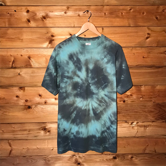 90s Fruit Of The Loom Swirl Tie Dye t shirt