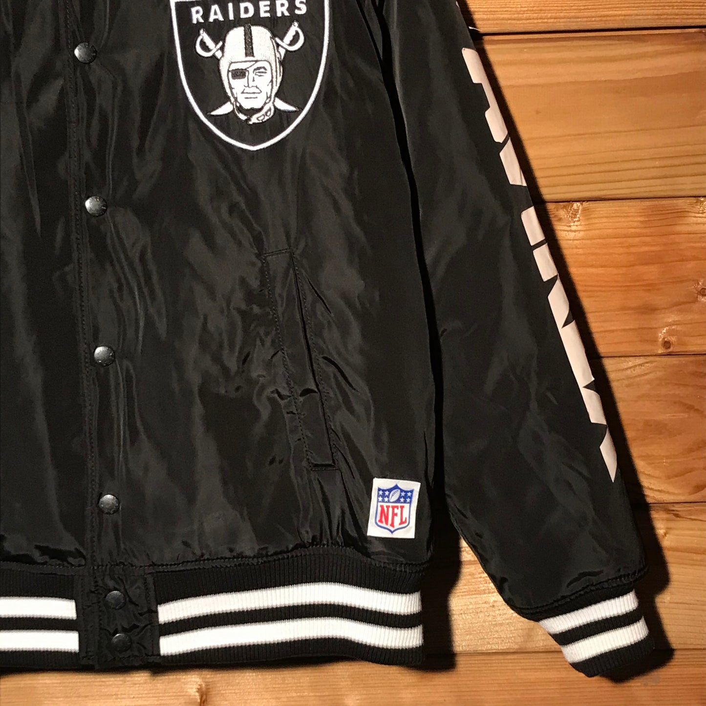 Avirex x NFL Las Vegas Raiders bomber jacket