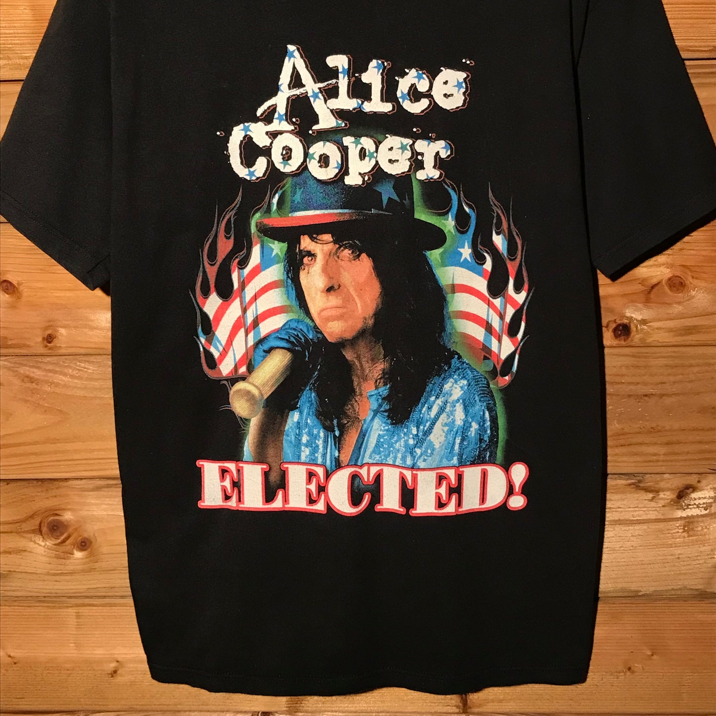 2003 Alice Cooper Elected Bare Bones World Tour t shirt