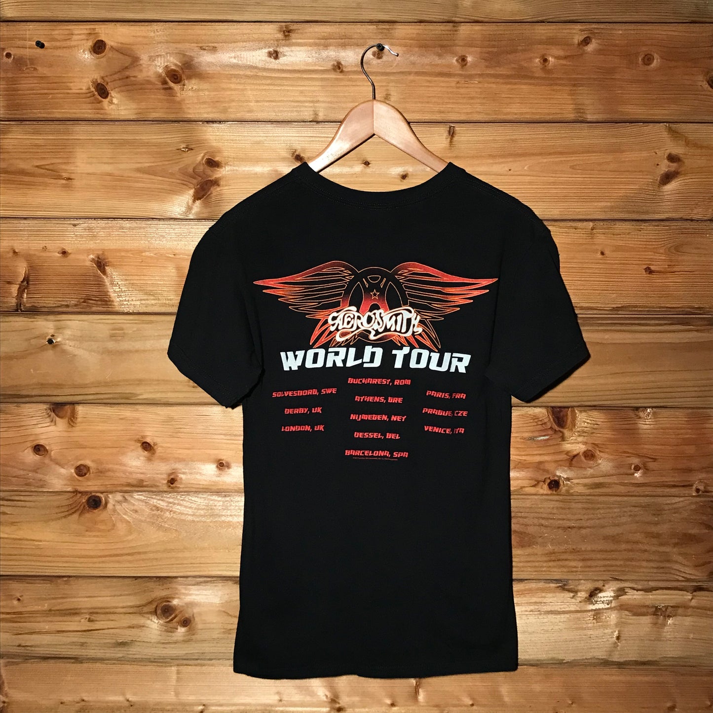 2010 Aerosmith Cocked, Locked, Ready To Rock World Tour t shirt