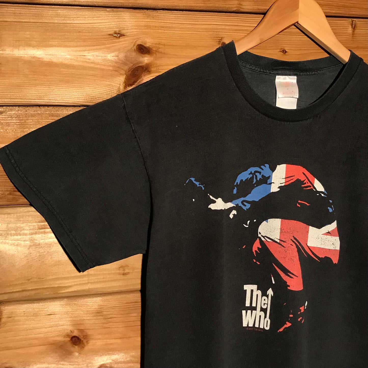 2008 The Who Pete Townshend Union Jack t shirt