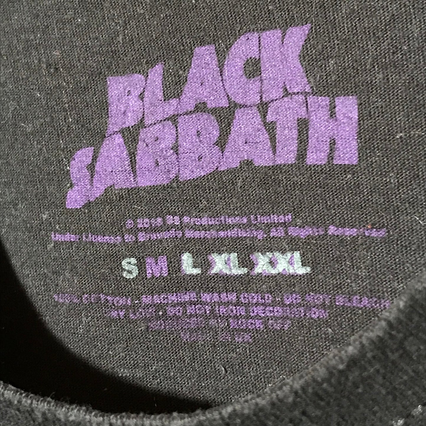 2018 Black Sabbath Sabotage Album t shirt