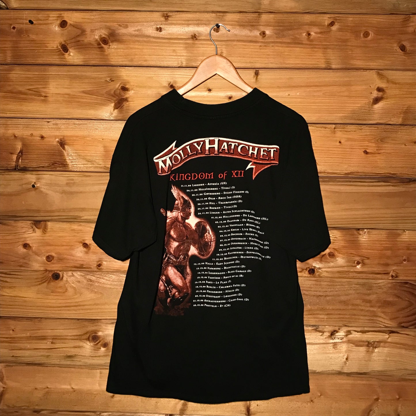 2000 Molly Hatchet Kingdom Of XII Album World Tour t shirt
