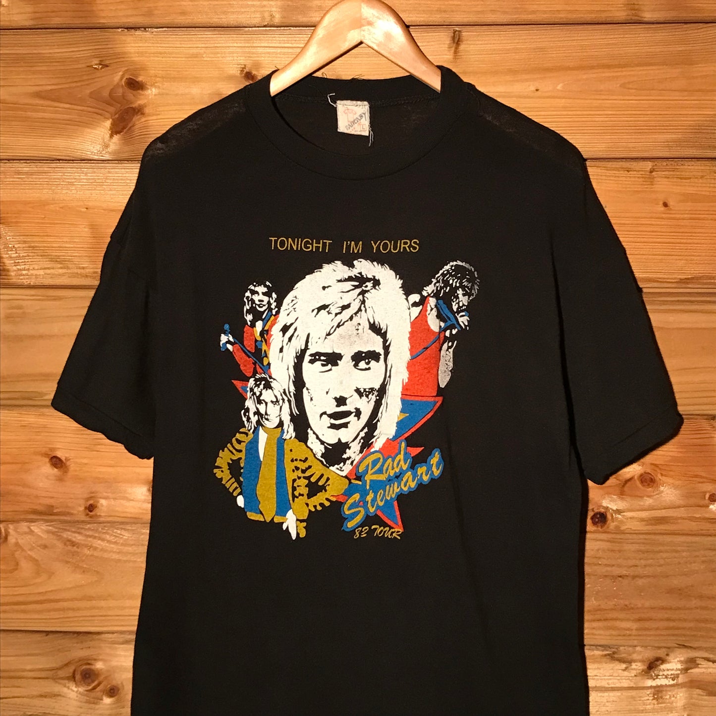 1982 Rod Stewart Tonight I'm Yours USA Tour t shirt