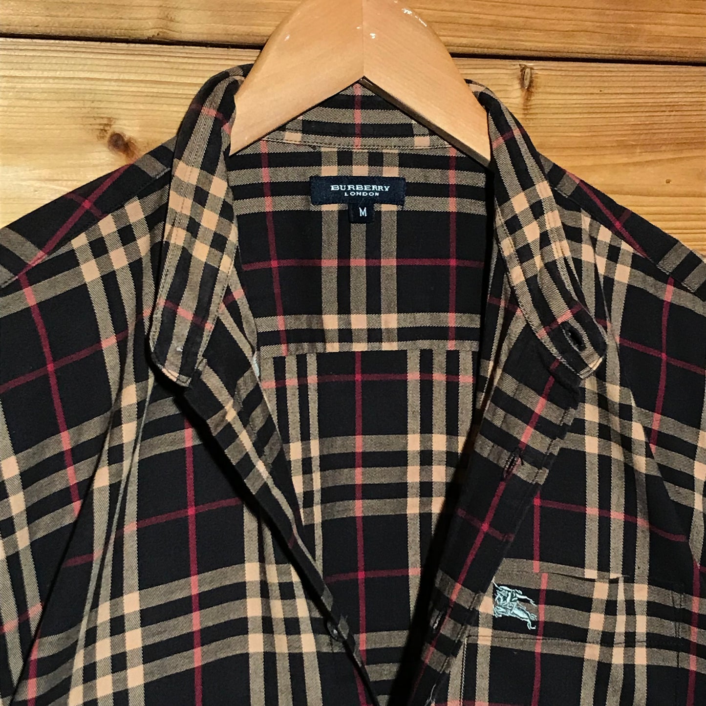 Burberry Nova Check Pattern short sleeve button up shirt