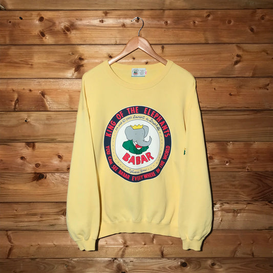 1995 Babar King Of The Elephants sweatshirt