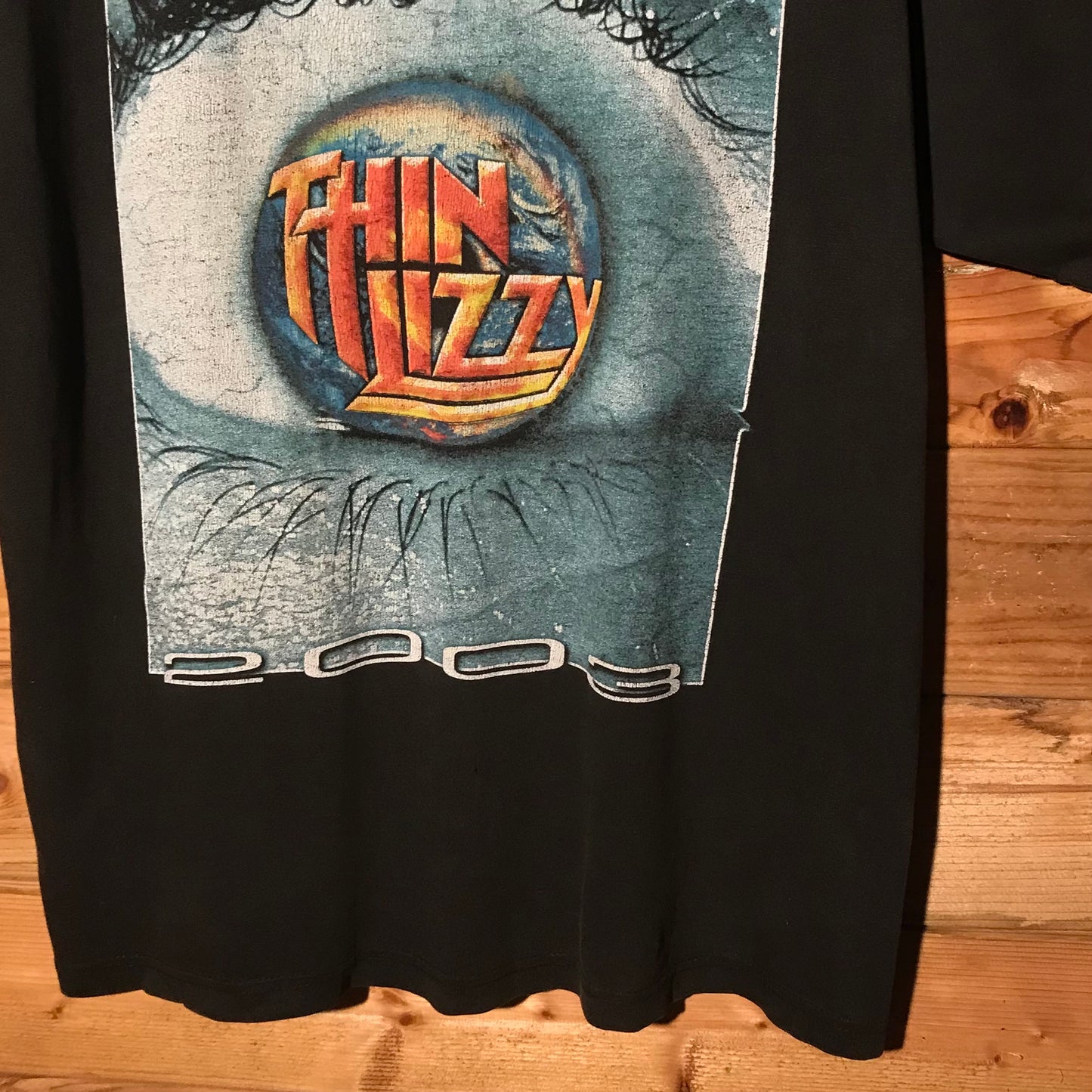 2003 Thin Lizzy Global Chaos World Tour t shirt