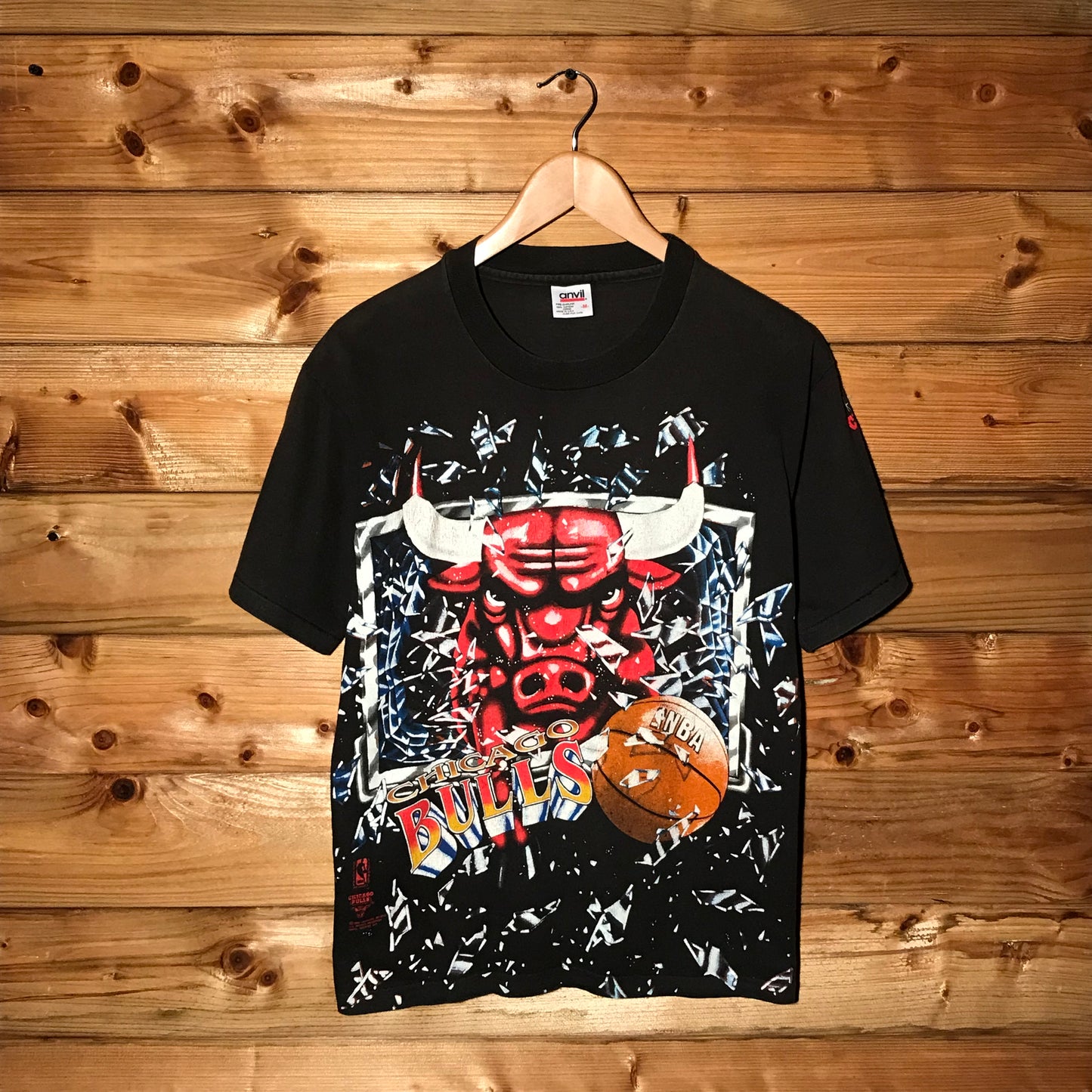 1992 NBA Chicago Bulls Shattered Backboard t shirt