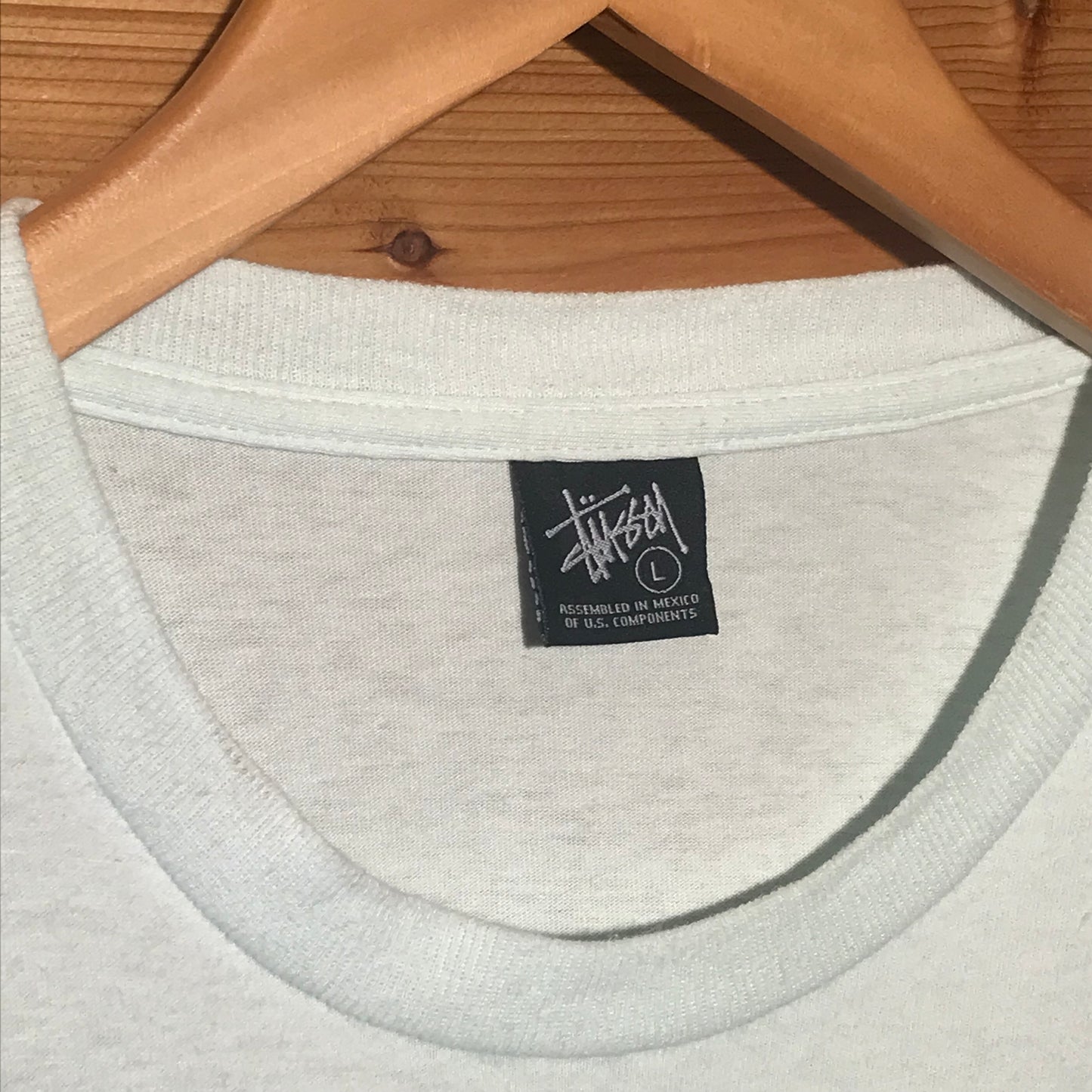 Stüssy World Tribe Script Spellout t shirt