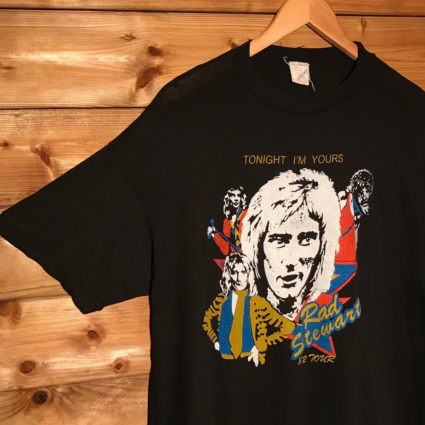 1982 Rod Stewart Tonight I'm Yours USA Tour t shirt