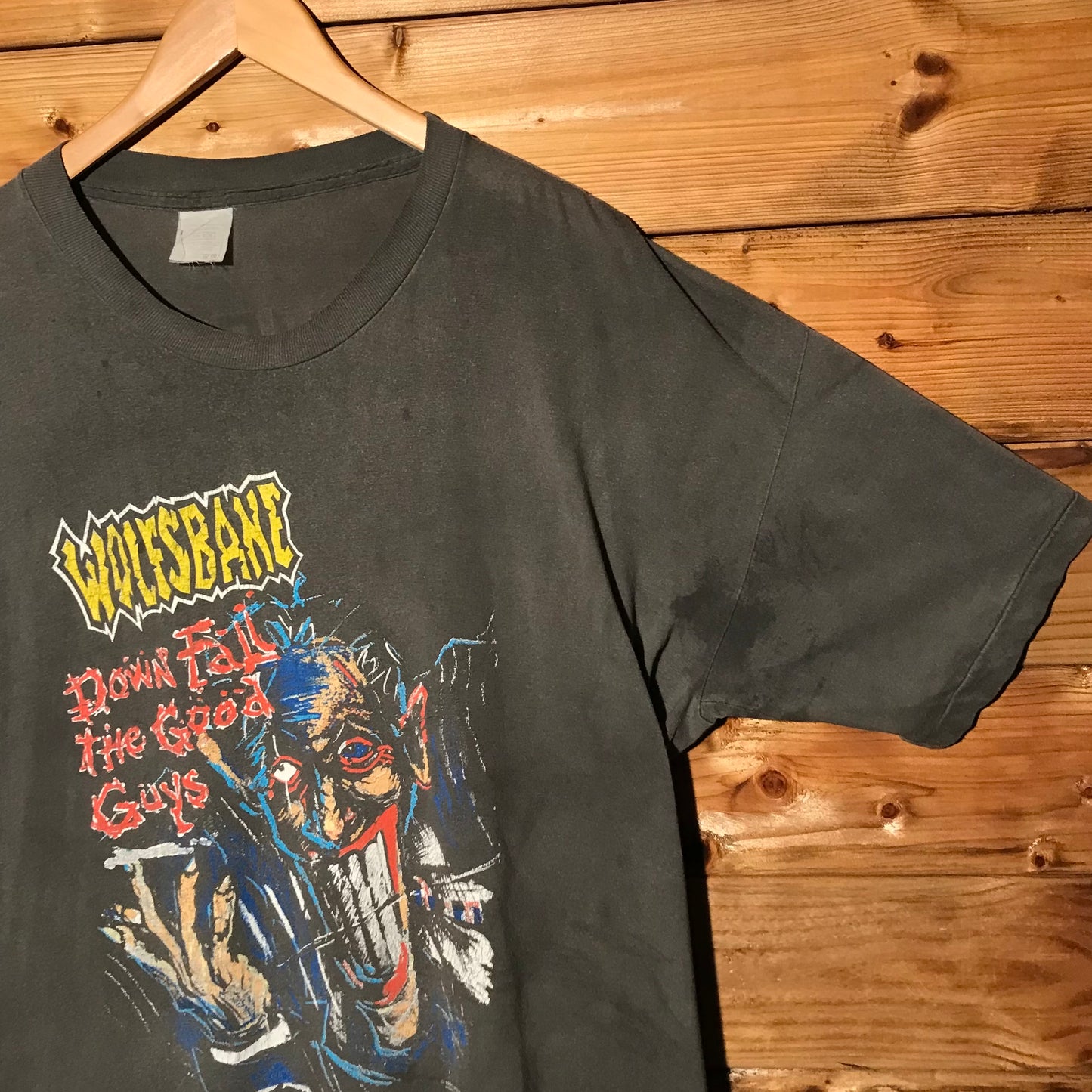 1991 Wolfsbane Shitheads On Safari UK Tour t shirt