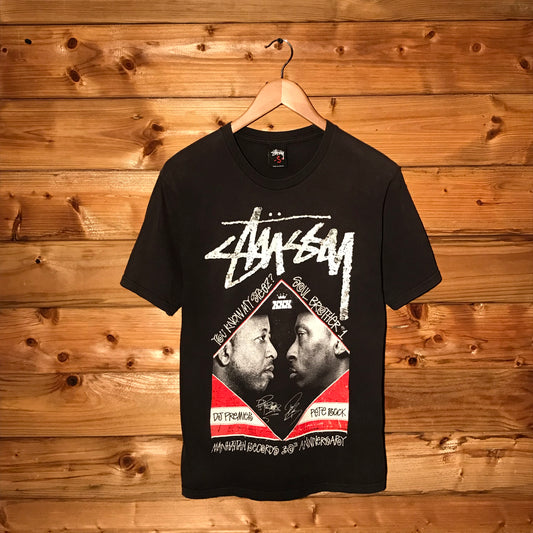 2010 Stüssy x Manhattan Records 30th Anniversary DJ Premier vs Pete Rock t shirt