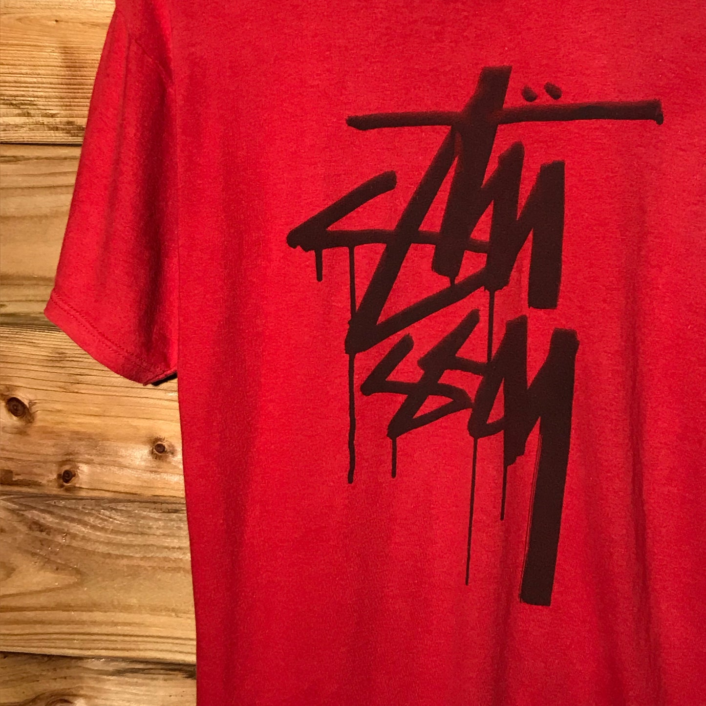 Stüssy Split Centre Script Spellout t shirt