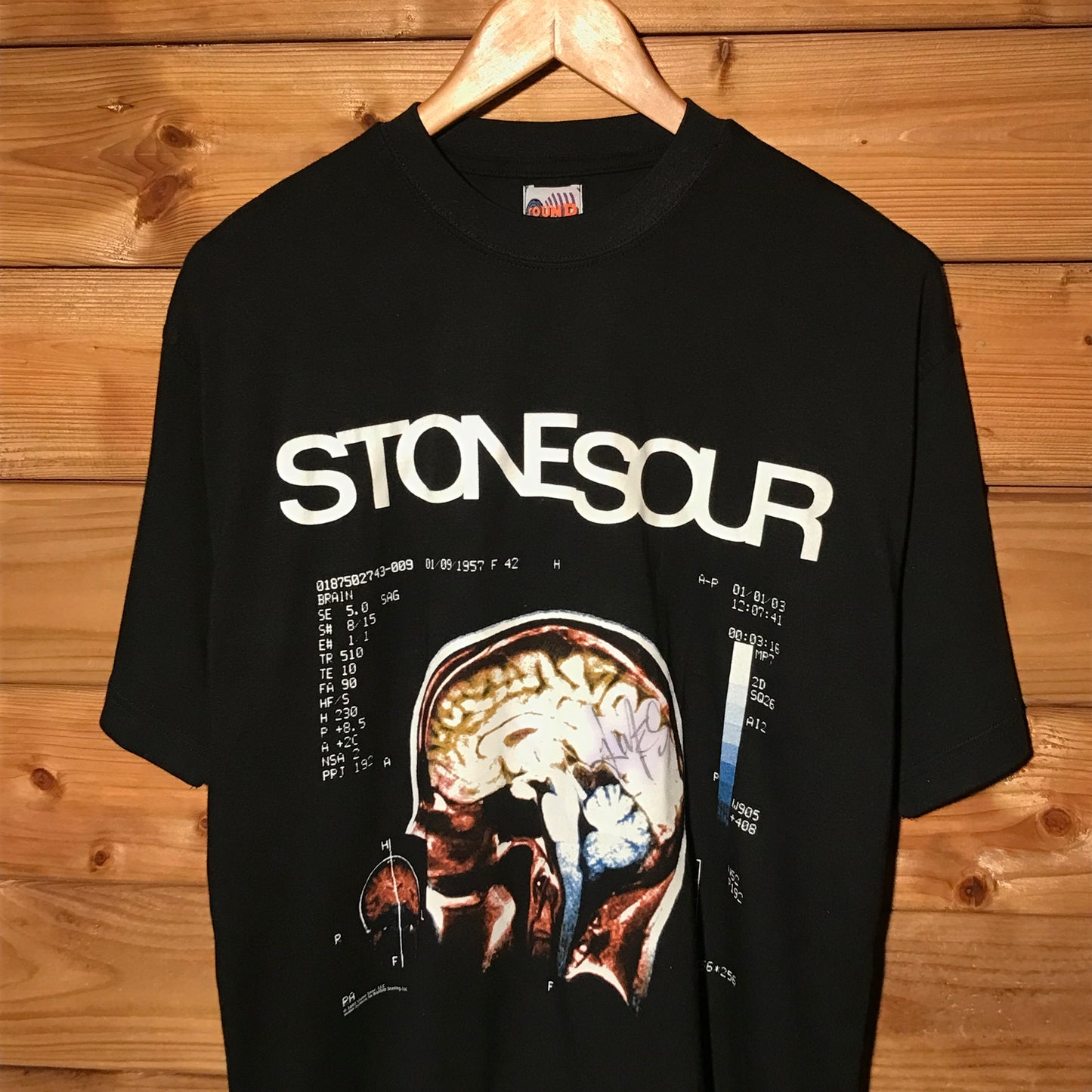 2003 Stone Sour World Tour Signed t shirt