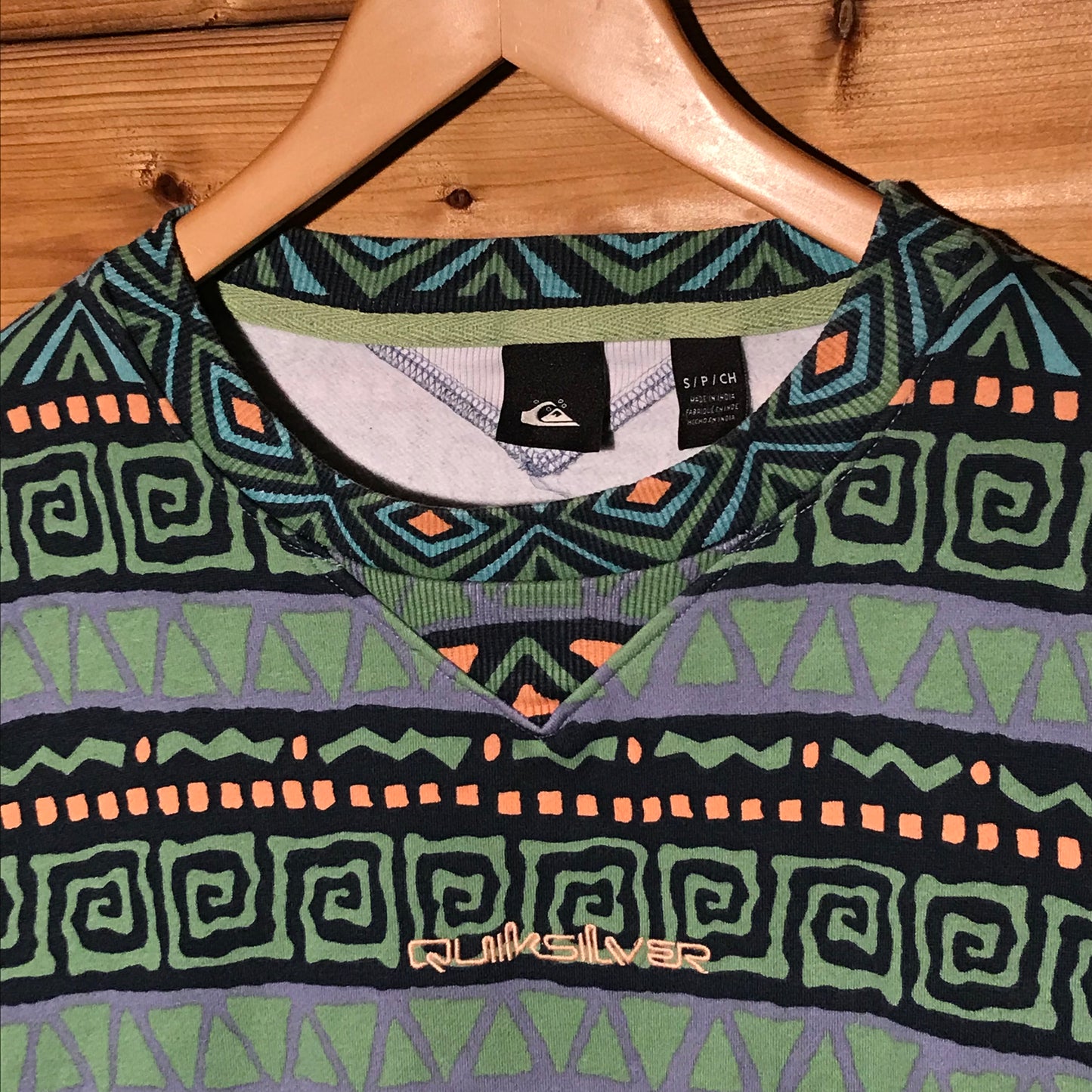 Quiksilver Centre Spellout Abstract sweatshirt