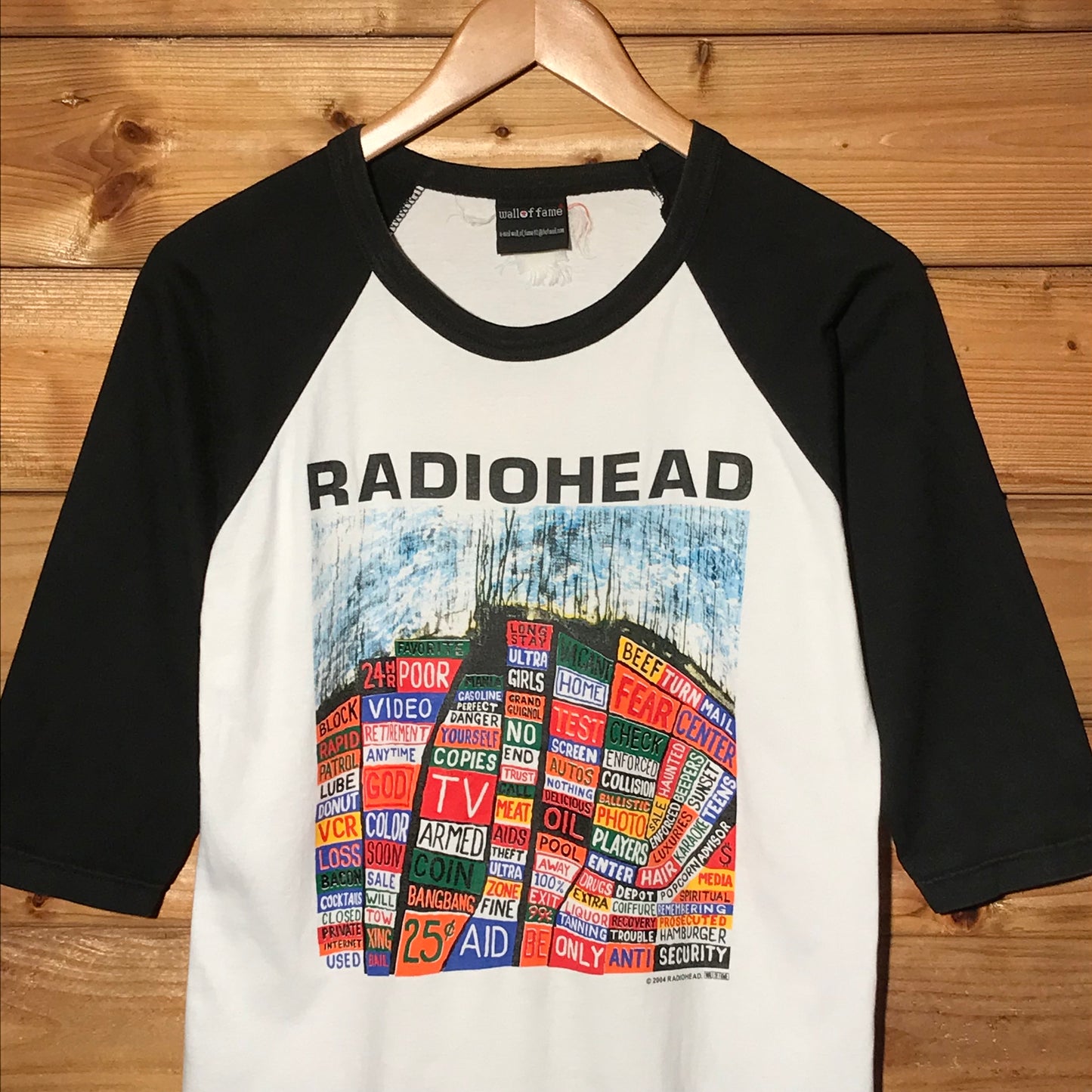 2004 Radiohead Hail To The Thief Album long sleeve t shirt